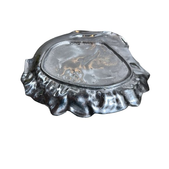 Holland Boone Polished Pewter Bunny Trinket, Catchall, and/or Candy Tray - Picture 4 of 4